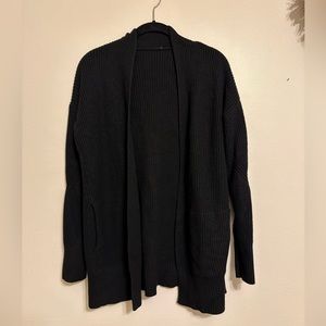 Lululemon black knit cardigan